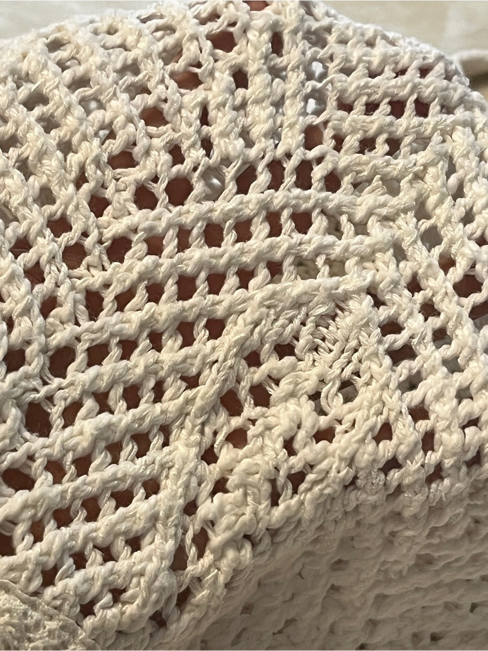 ✨2 FOR $18 ✨ Abercrombie kids White Open-Work Tank Sweater - Picture 5 of 6